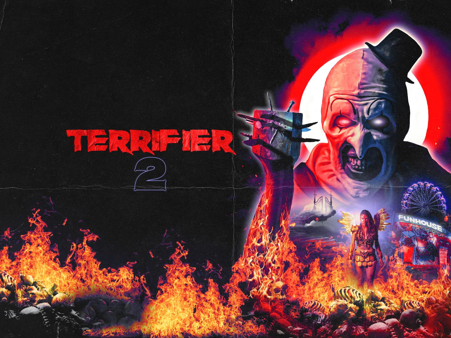 パーティを彩るご馳走や テリファー2 ホラー グロテスク TERRIFIER2